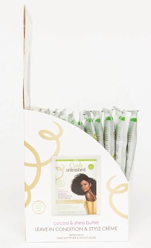 ORS Curls Unleashed leave-in cream dispensing action, detangling aid.
