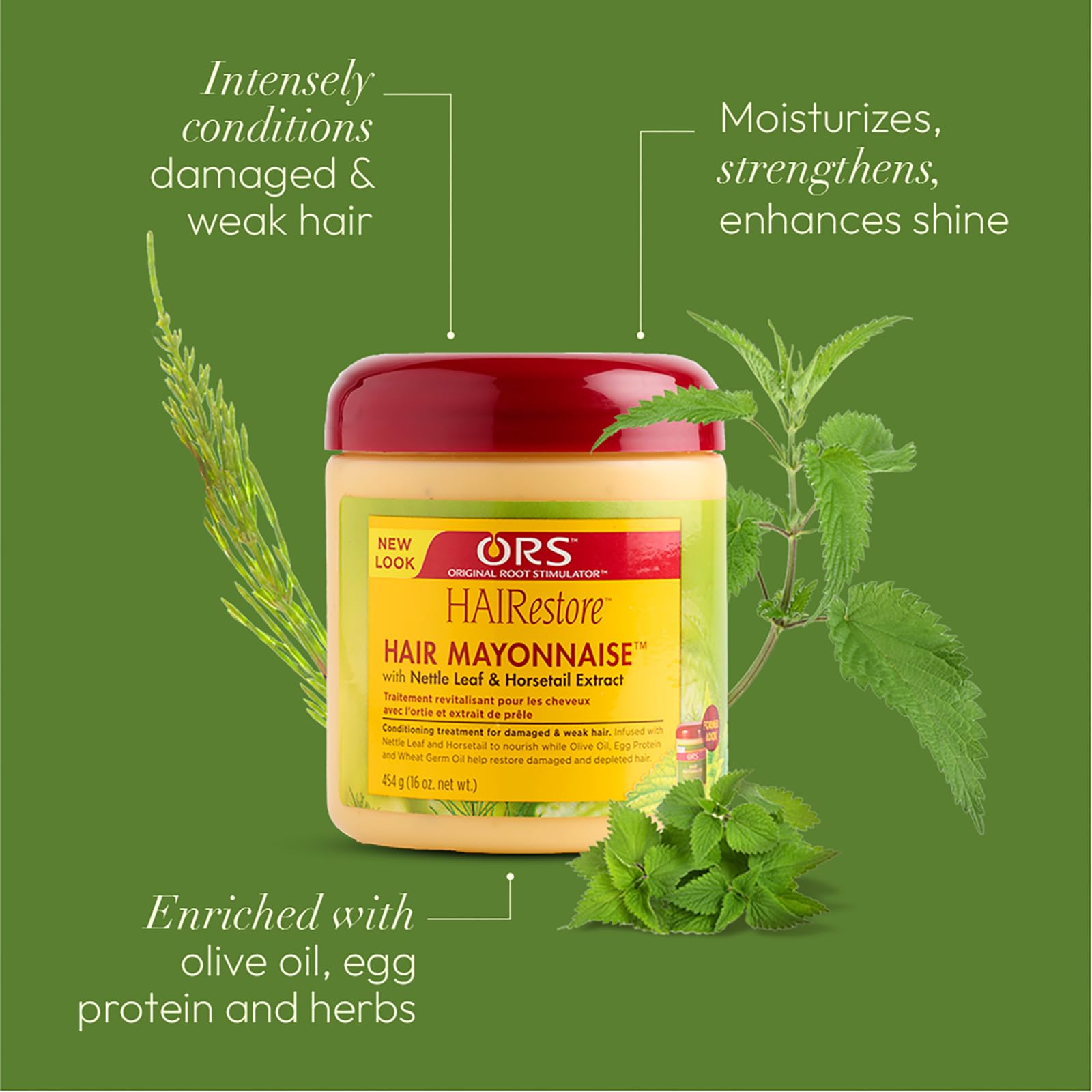 ORS HairRestore applying to wet hair for even distribution and thorough coverage.