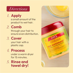 ORS HairRestore nourishing formula supports moisture and mild strengthening for hair.
