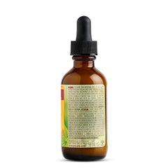 Drops of ORS Hairrestore Serum on fingers ready for scalp massage