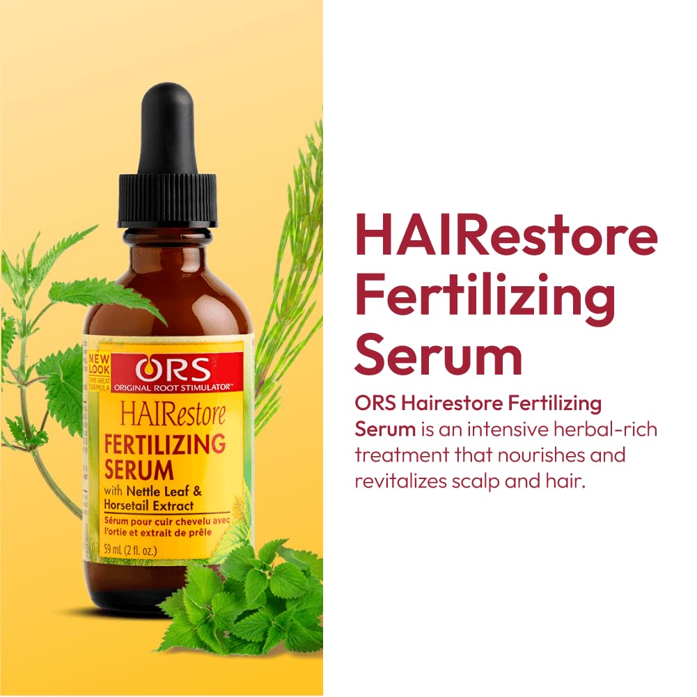ORS Hairrestore Serum packaging shows convenient 3-pack value
