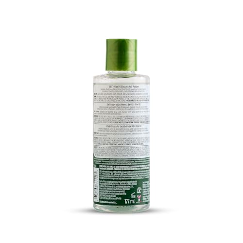 ORS Olive Oil Anti-Frizz Glossing Hair Polisher pack of four on shelf for consistent styling.