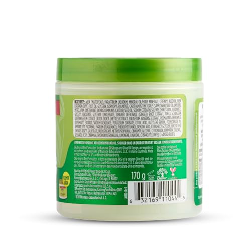 ORS Olive Oil Creme hair shine and elasticity shown on styled strands