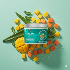 Ingredients mango and papaya in ORS Olive Oil conditioner