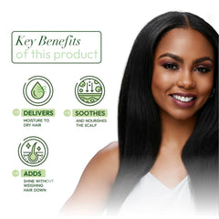 ORS bottle highlights olive and herbal blend for scalp care.