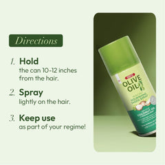 ORS Olive Oil Nourishing Sheen Spray travel size for on-the-go touch-ups