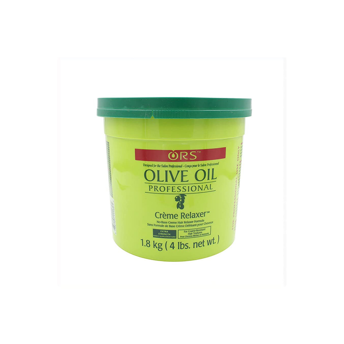 ORS Olive Oil Professional Creme Relaxer extra strength bottle for lasting smoothness