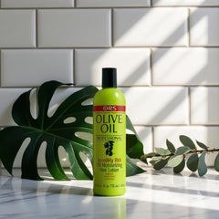 ORS Olive Oil Professional Rich Oil Moisturizing Hair Lotion heat-protection for styled hair
