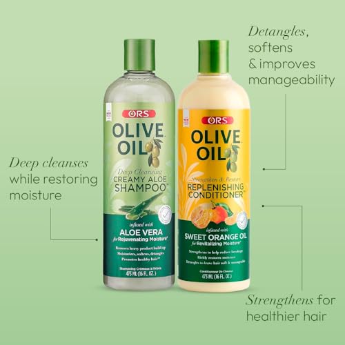 ORS Olive Oil Shampoo set highlights cleansing and nourishment benefits