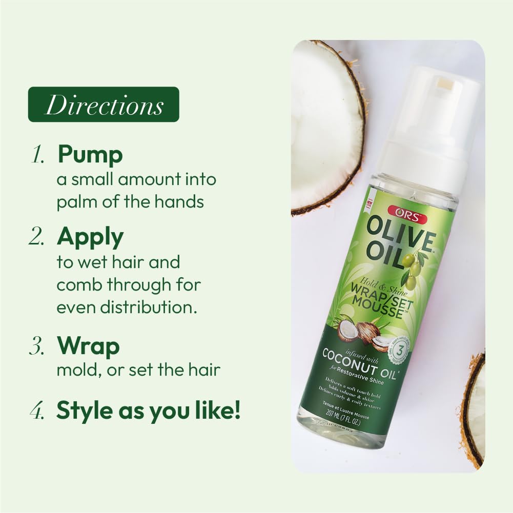 Drying-time improvement using fluffy foam during air-dry routine