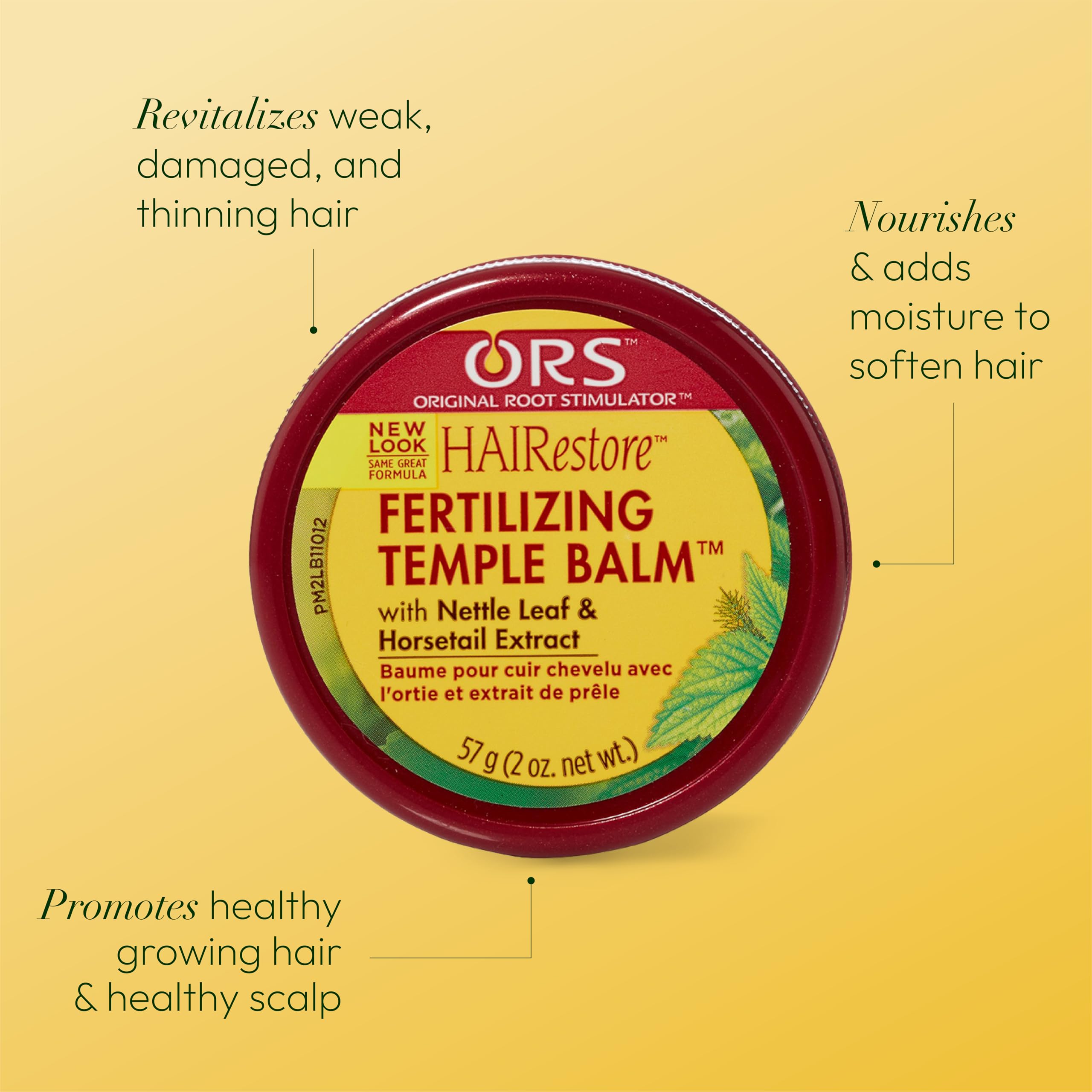ORS Fertilizing Temple Balm temple-area use for hairline support
