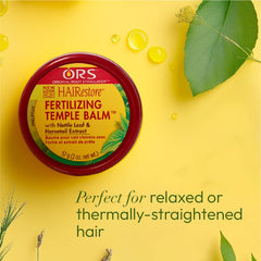 ORS Fertilizing Temple Balm thinning-hair focus near temples