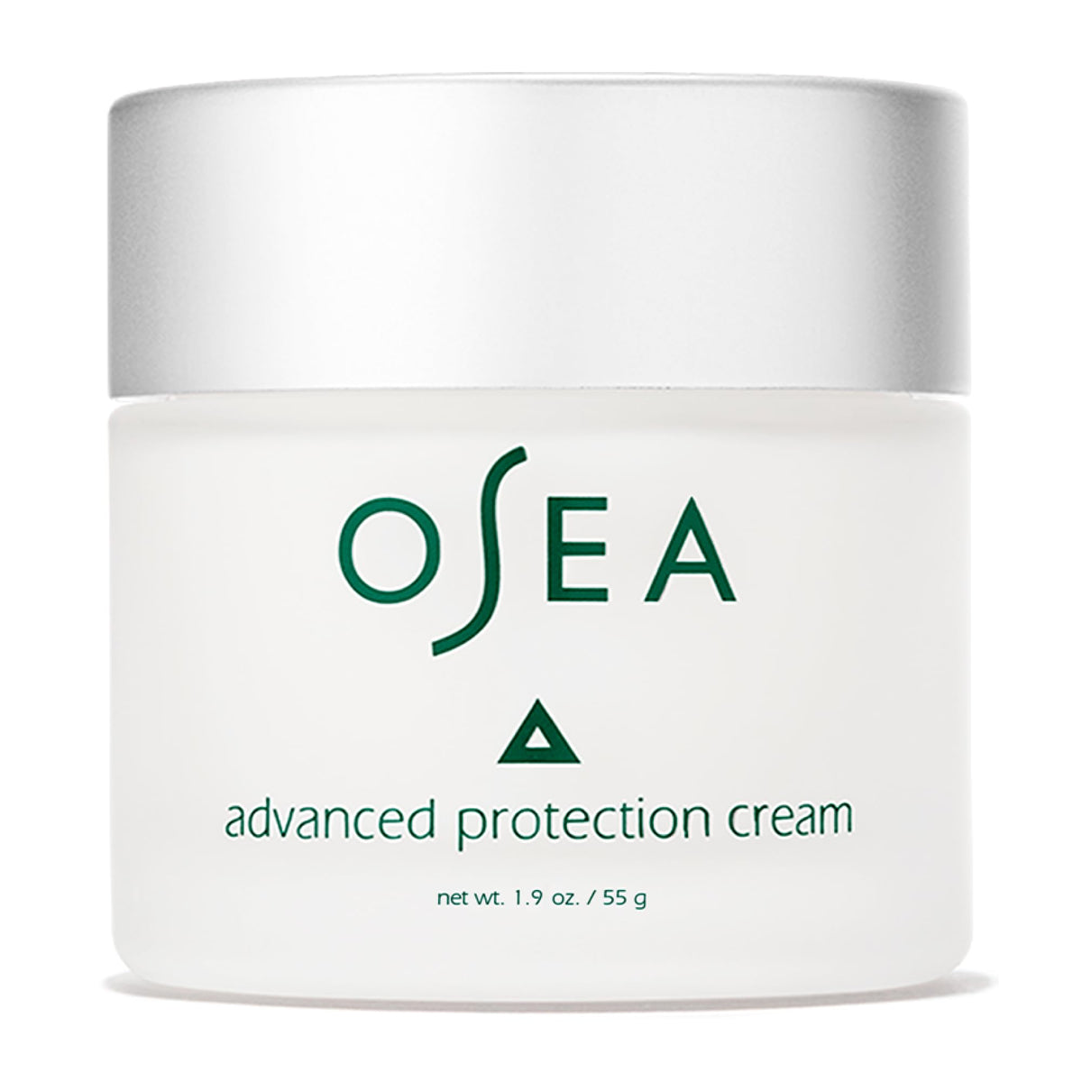 OSEA Advanced Protection Face Cream bottle and box highlight clean beauty for dry skin.