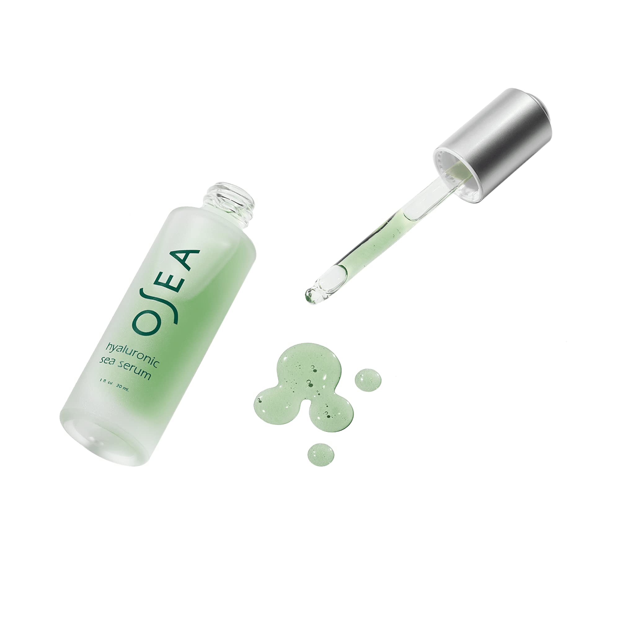 Ingredient scan features Miru Seaweed Elixir and hyaluronic acid.