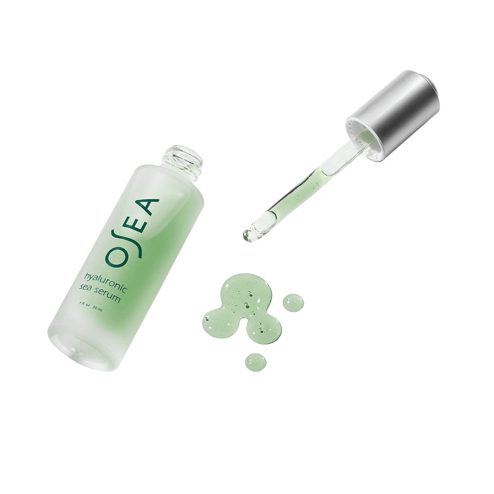 Ingredient scan features Miru Seaweed Elixir and hyaluronic acid.