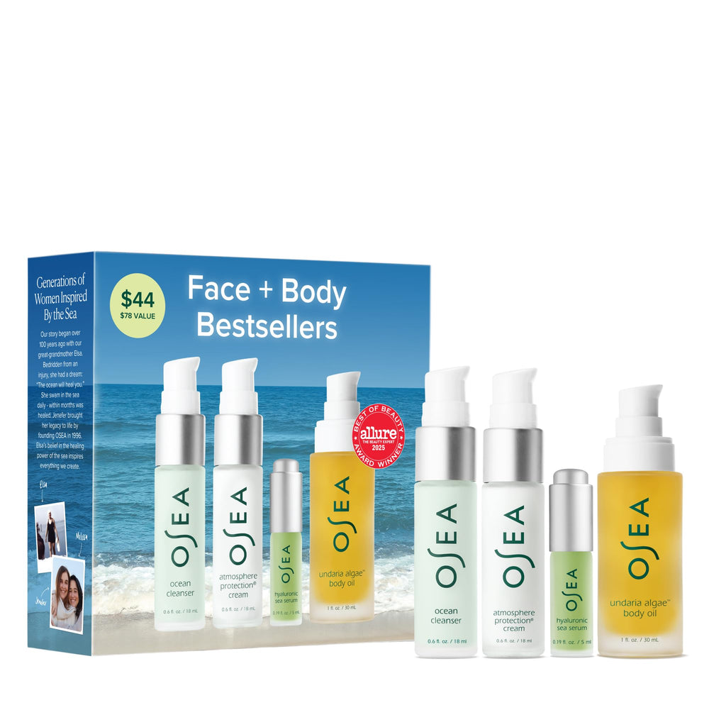 OSEA Ocean Cleanser compact tube purifies and hydrates for radiant skin