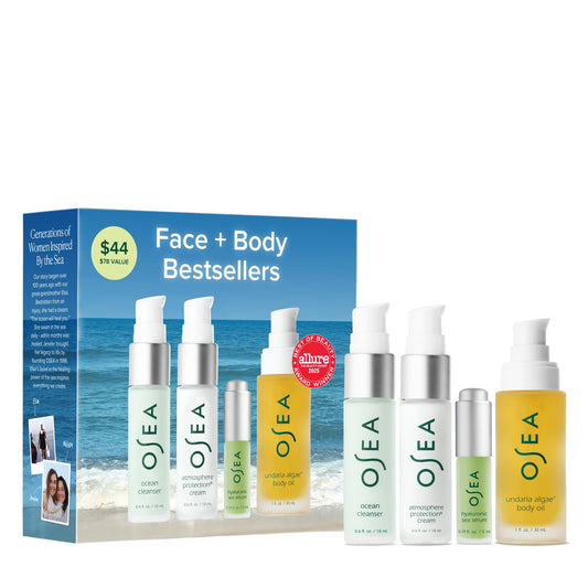 OSEA Ocean Cleanser compact tube purifies and hydrates for radiant skin
