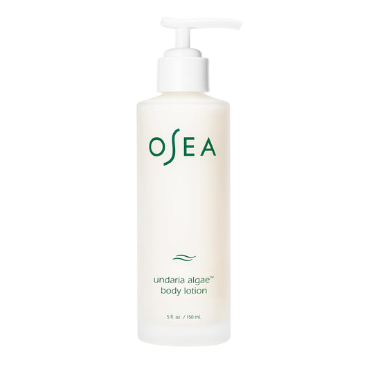 OSEA Undaria Algae Body Lotion bottle shows ultra hydration for dry skin