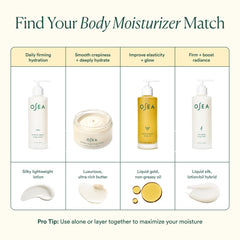 Layering serum and oil with OSEA lotion for enhanced glow