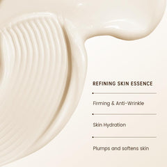 Close-up demonstrates quick absorption leaving skin refreshed after application.