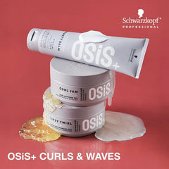 Damp-hair application of OSiS+ Bounty Balm for shaping and texture