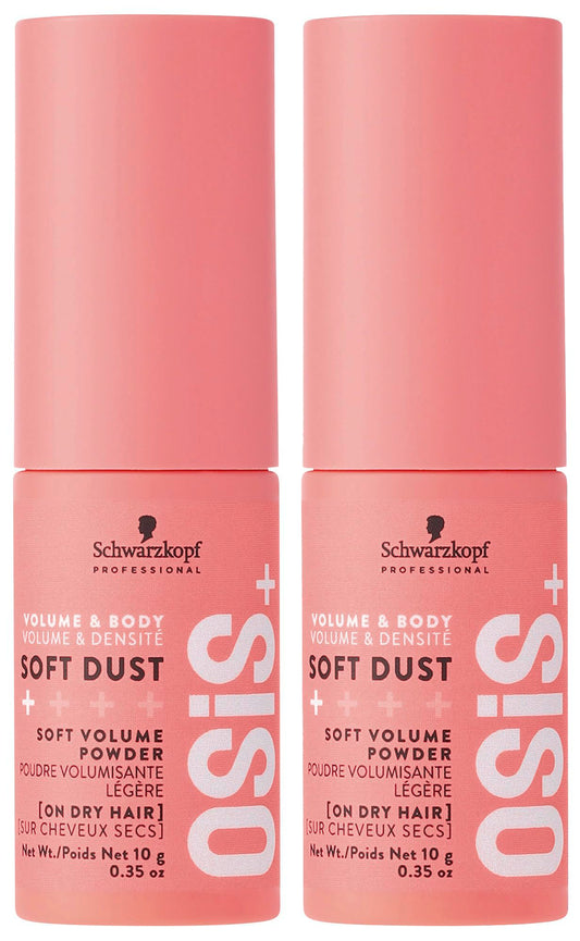 OSiS+ Soft Dust root lift powder adds volume at the crown with a soft feel.