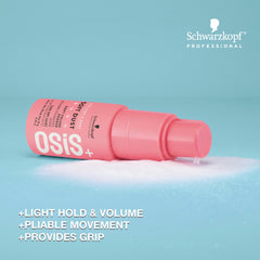 OSiS+ Soft Dust texture powder delivers subtle texture with a touchable finish.