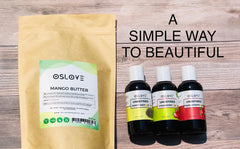 Natural hair care base with Oslove Organics Mango Butter