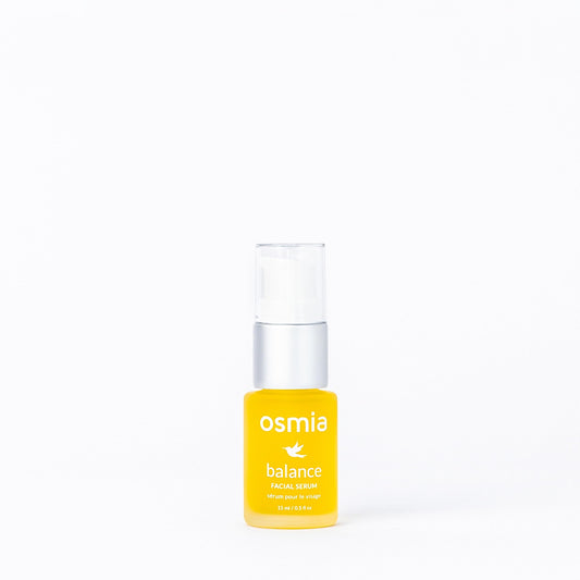 Osmia serum dropper dispenses lightweight hydration for smooth, refreshed skin.