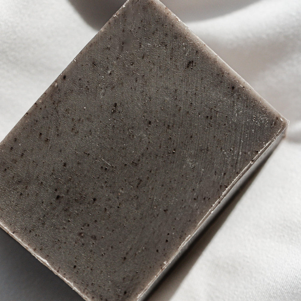 Osmia Exfo Body Soap delivers creamy olive oil and coconut milk lather