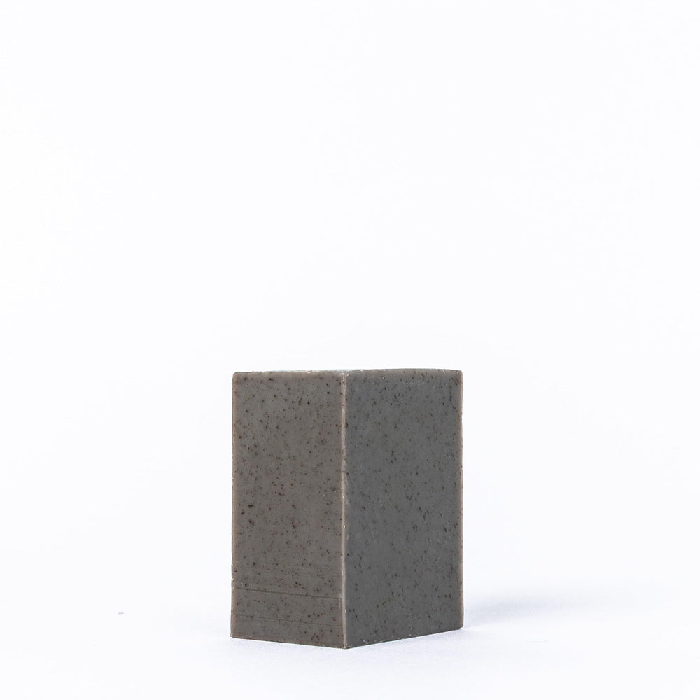 Osmia Exfo Body Soap shows walnut-hull texture for mild exfoliation