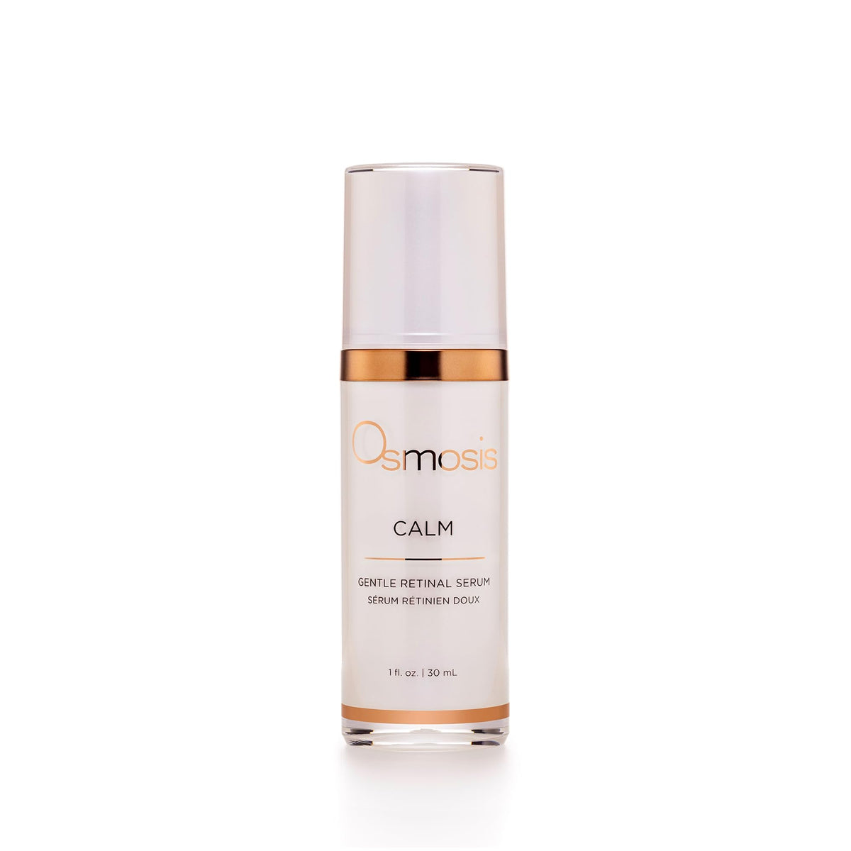 OSMOSIS CALM bottle front view for gentle daily use on delicate skin