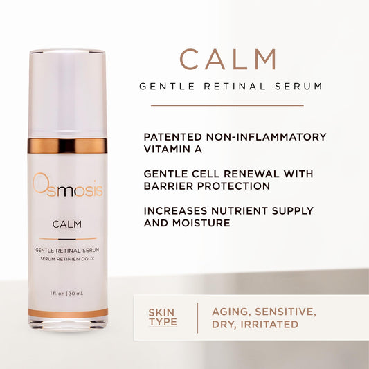 OSMOSIS CALM serum pump close up highlighting easy controlled dosing