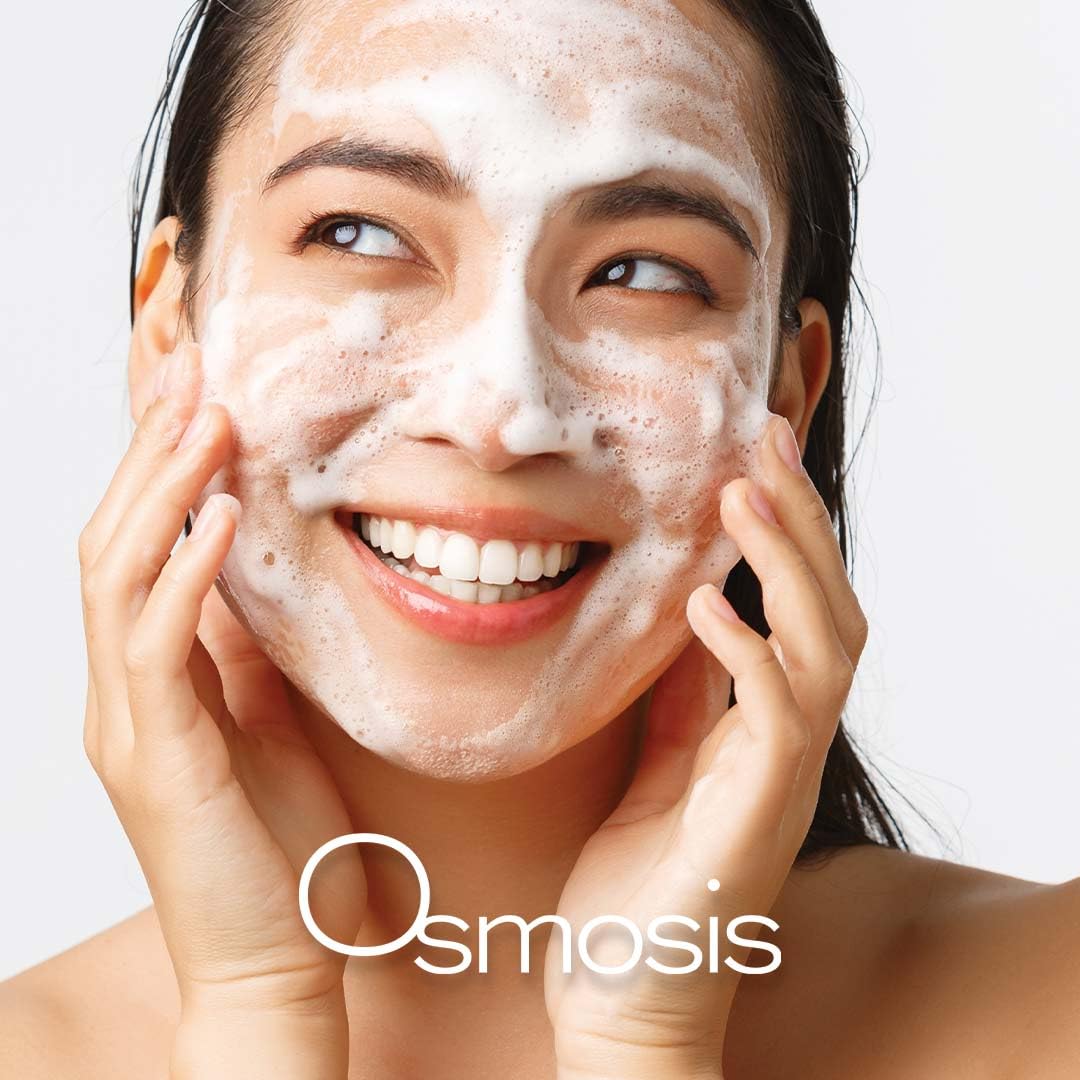 OSMOSIS Cleanse after rinsing, fresh radiant complexion.