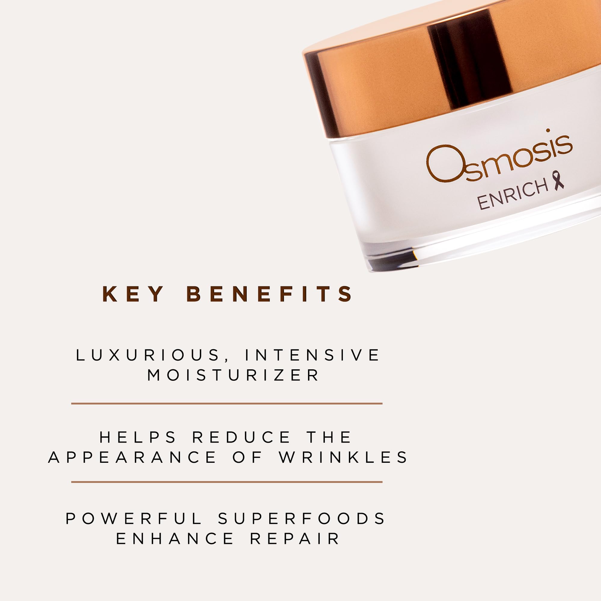 OSMOSIS ENRICH packaging front featuring sleek design and branding.