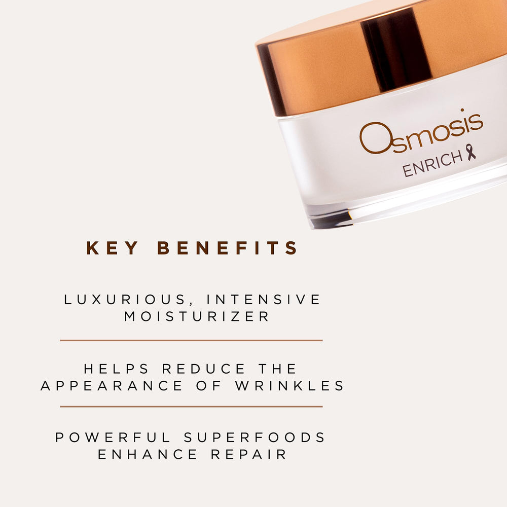 OSMOSIS ENRICH packaging front featuring sleek design and branding.