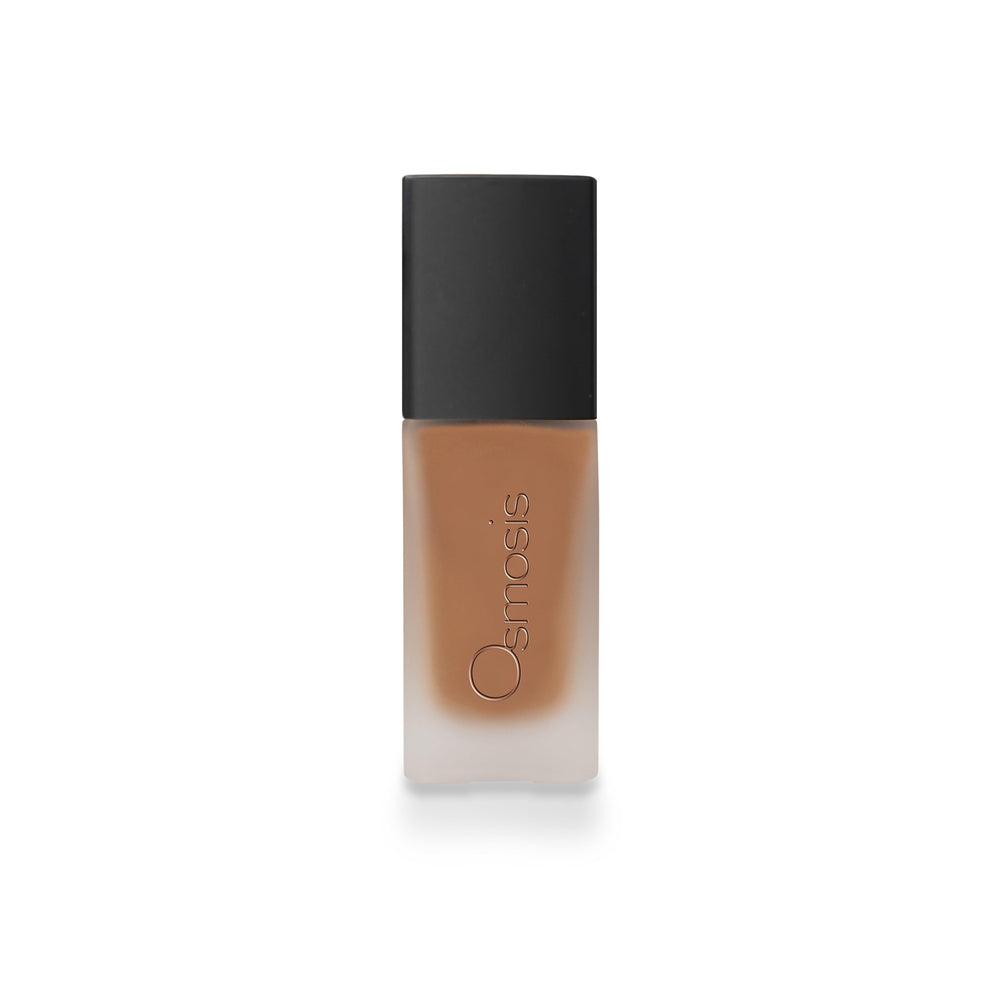 OSMOSIS Flawless Foundation bottle with pump for smooth, buildable coverage and matte finish.