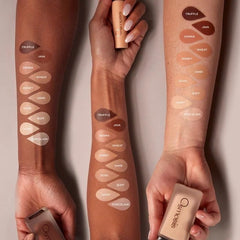 Fine lines appear softened for a smooth look with Osmosis Foundation.