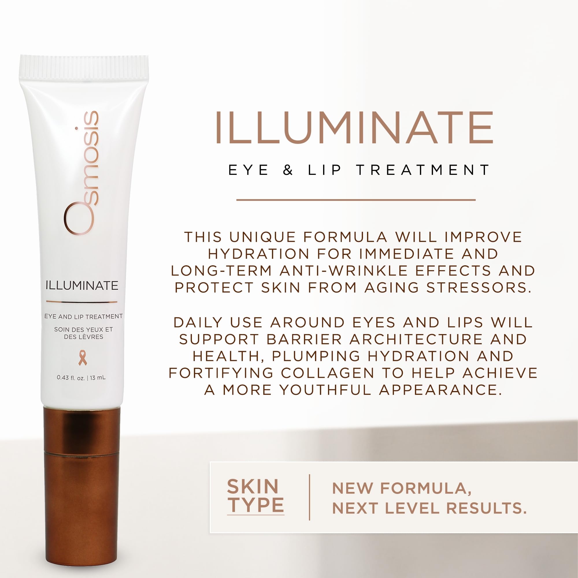 OSMOSIS Illuminate jar close-up with creamy hydrating texture