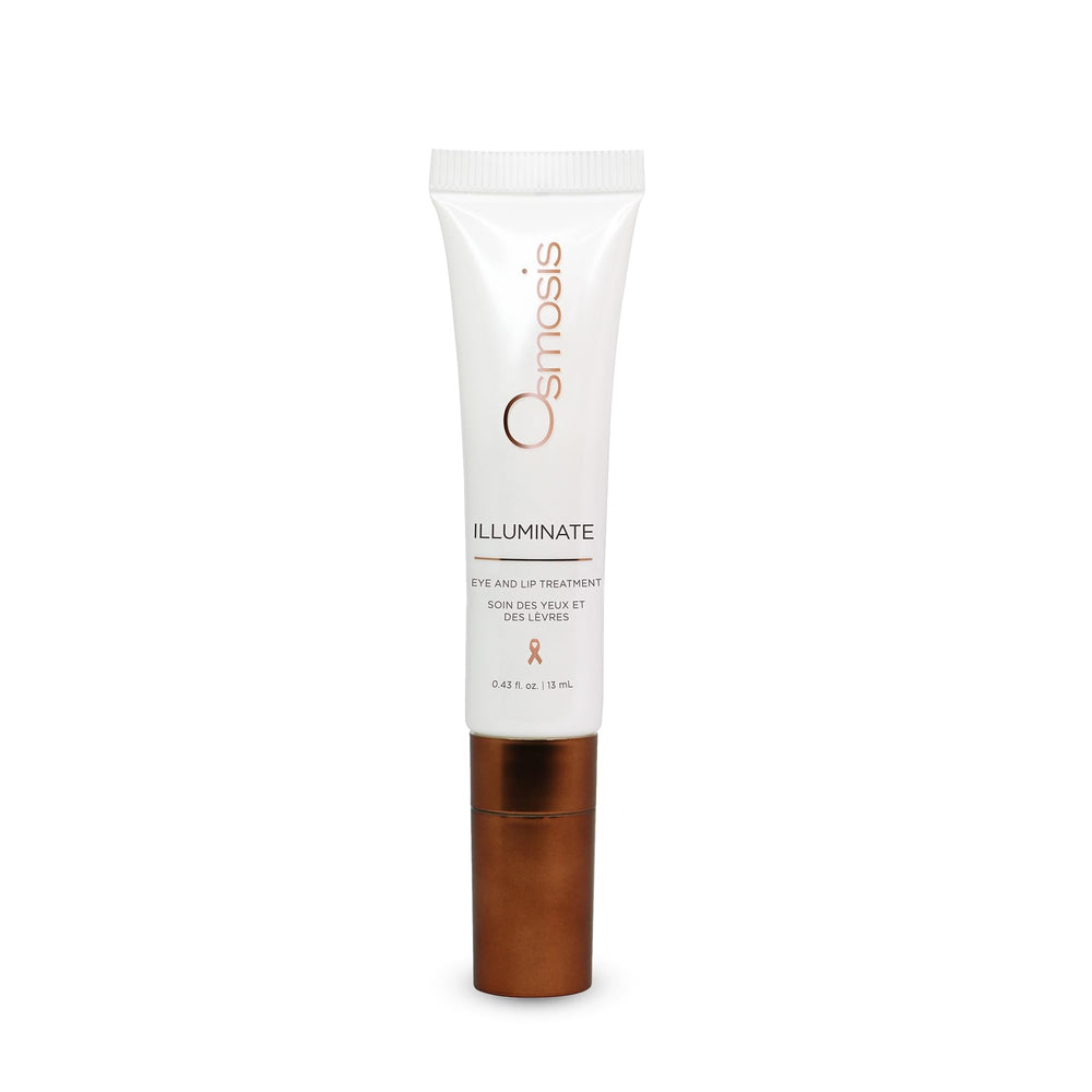 OSMOSIS Illuminate packaging showing hydrating eye and lip care