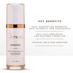 OSMOSIS Immerse raspberry seed oil blend delivers lightweight hydration and nourishment.