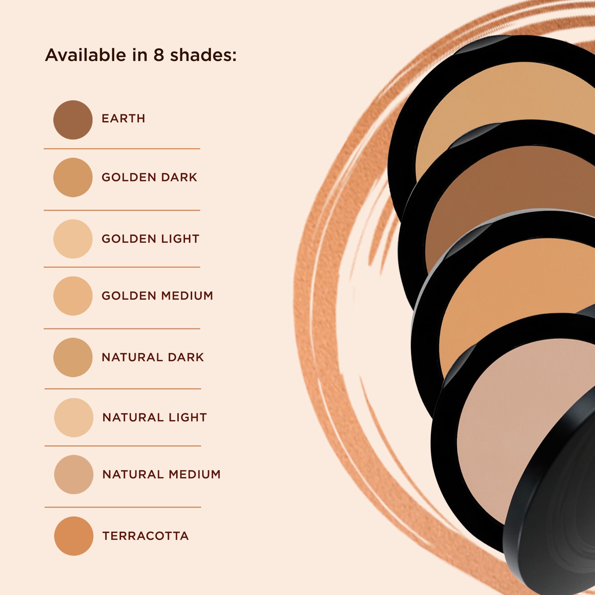OSMOSIS pressed base application with brush for buildable coverage