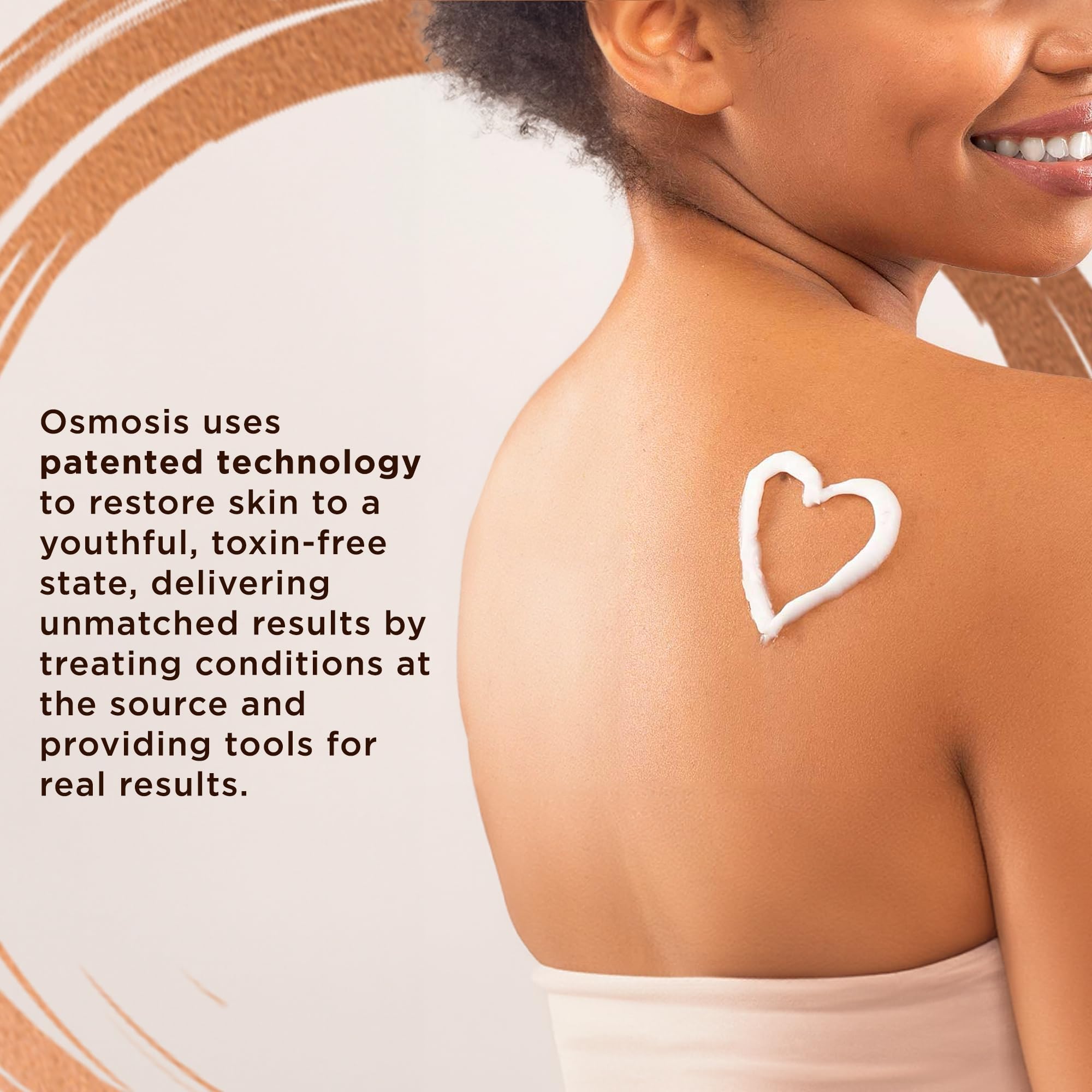 Osmosis Radiance Primer finished look on model's skin.