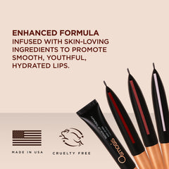 OSMOSIS Repair Lip Therapy tinted swatch showing natural shine.