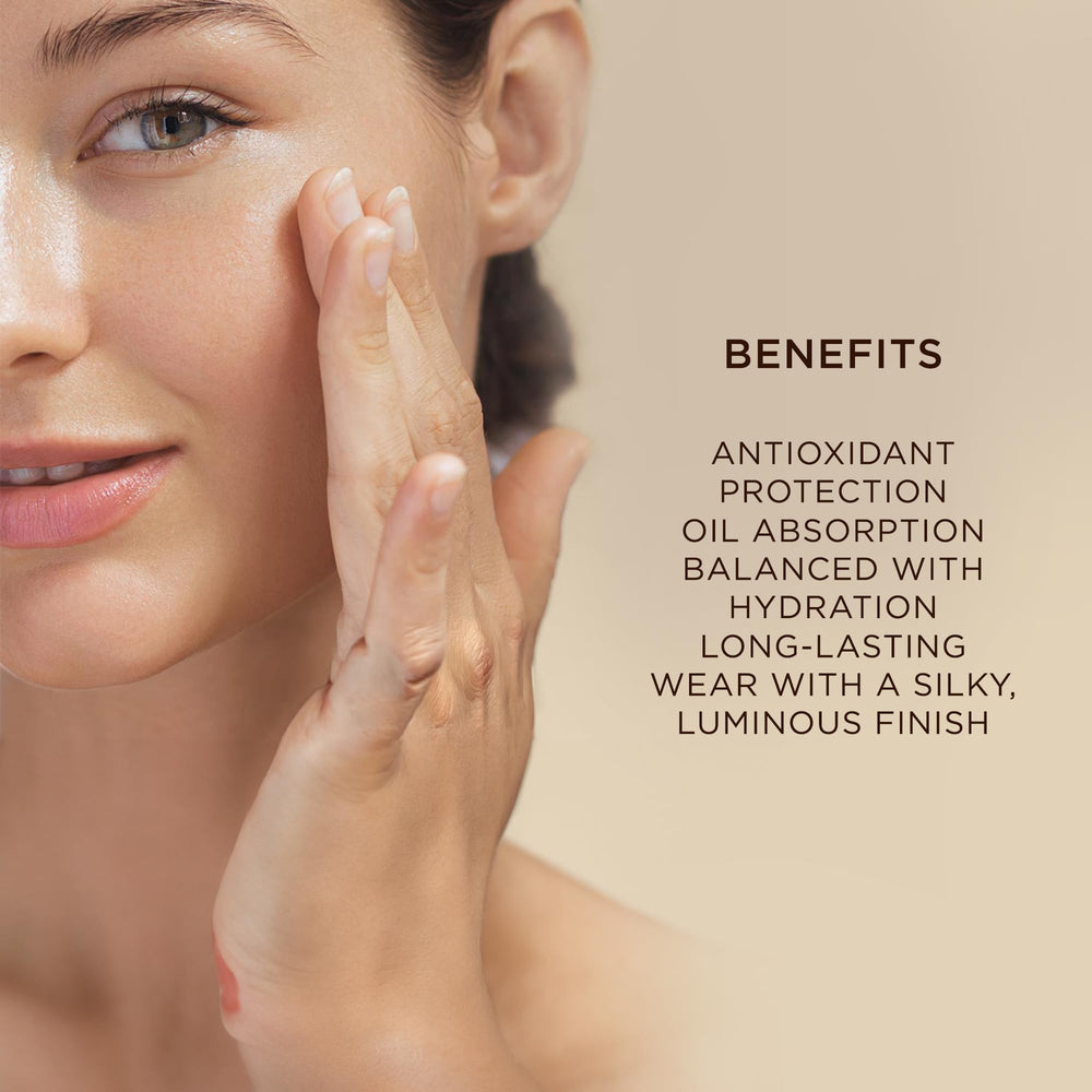 OSMOSIS Voila powder applied with brush for even, flawless application