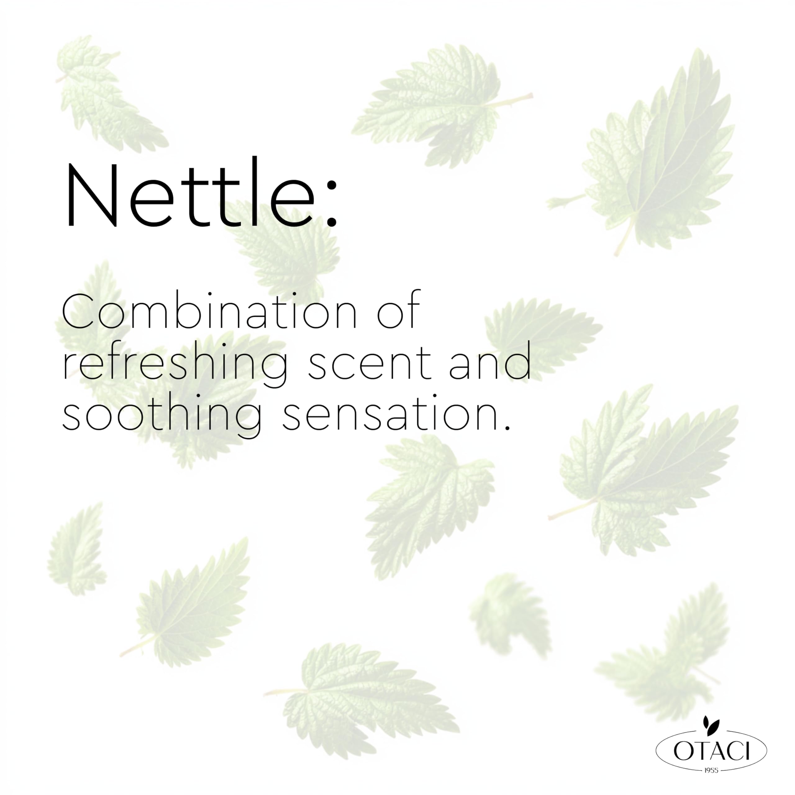 OTACI nettle shampoo lather demonstrates gentle cleansing for oily hair