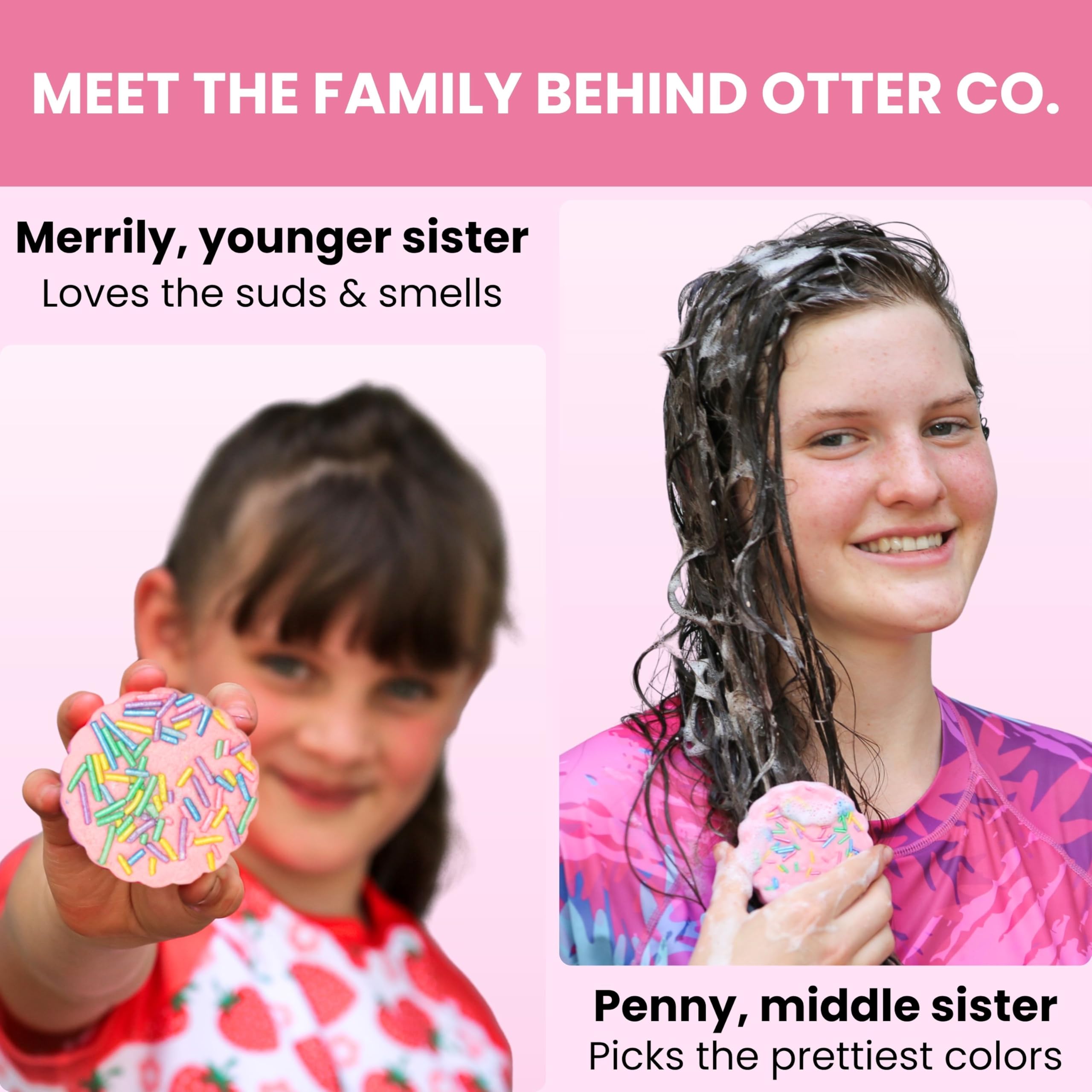 Shampoo bar packaging with conservation donation message from Otter Co