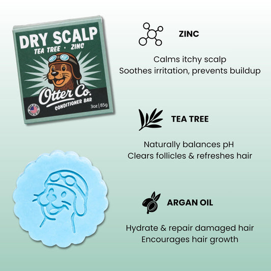 Otter co conditioner bar in hand, demonstrating compact travel-friendly benefit