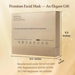 OTTOSHA Bioactive Collagen mask being applied for instant hydration.