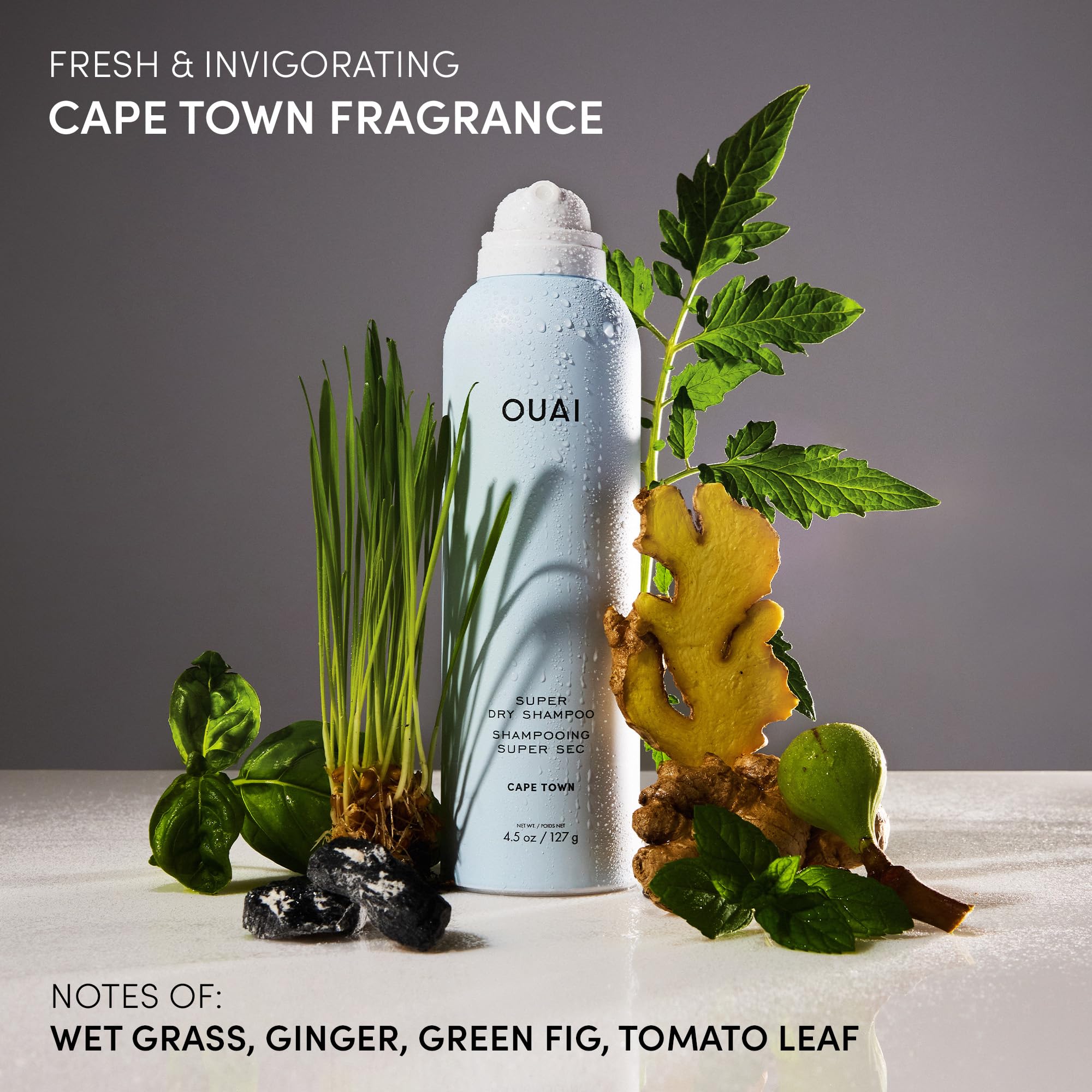 Cape Town fragrance close-up highlights ginger, basil, green fig notes